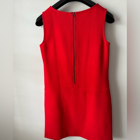 Size 4, LOFT sleeveless red dress - Picture 2 of 6